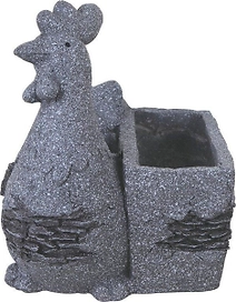 Горшок декоративная Курица 30x23x30 см