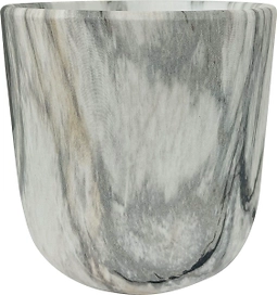Горшок керамика серый D14 H14 см