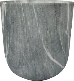 Горшок керамика черный D14 H14 см