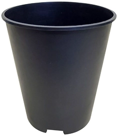 Горшок ГазонCity d11,7 см 1 л полипропиленовый черный 
