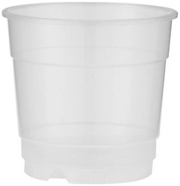 Горшок ГазонCity d11,5 см 0,74 л пластиковый прозрачный