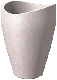 Горшок Scheurich Wave Globe High 254 d40 см пластиковый серый