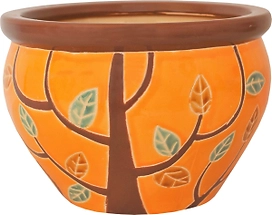 Горшок Микс 1 d10 см h8 см керамический цвета в ассотртименте