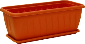 Ящик балконный IDEA Алиция 40 см полипропилен терракот