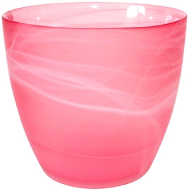 Кашпо NiNaGlass Джина 2 d14 см розовое