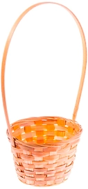 Корзина Азалия Декор d13 см бамбуковая оранжевая
