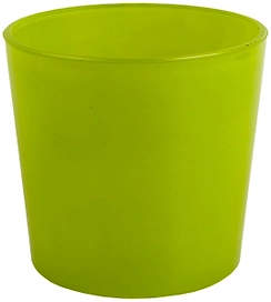 Кашпо NiNaGlass Влада d17 h16 см 2 л стеклянное светло-зеленое