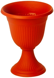 Кашпо-вазон IDEA Ливия d30 см полипропиленовый терракотовый