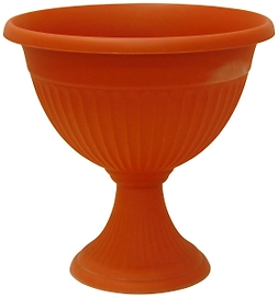 Кашпо-вазон IDEA Ливия d37 см полипропиленовый терракотовый