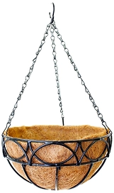 Кашпо GARDEN SHOW Сфера d25 см металлическое коричневое