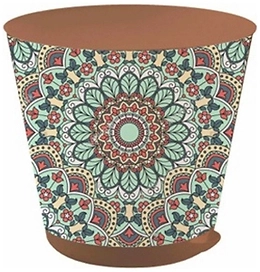 Горшок InGreen Крит d16 см 1,8 л полипропиленовый винтажный мотив