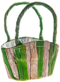 Корзина-сумка Азалия Декор 16,5х8,5 см ротанг в ассортименте