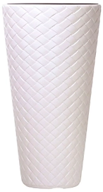 Кашпо Prosperplast Matuba Slim d40 см 18 л полипропиленовое белое