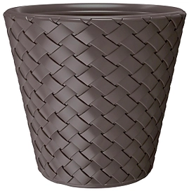 Кашпо Prosperplast Matuba d35 см 19 л полипропиленовое коричневое