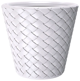 Кашпо Prosperplast Matuba d40 см 26 л полипропиленовое белое
