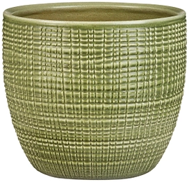 Кашпо Scheurich Corteza 866 d19 см керамическое зеленое
