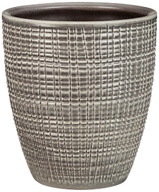 Кашпо Scheurich Corteza 667 d13 см керамическое серое