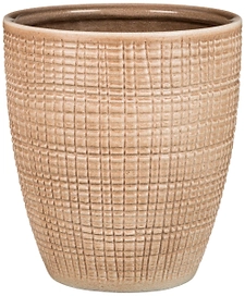 Кашпо Scheurich Corteza 667 d13 см керамическое светло-коричневое