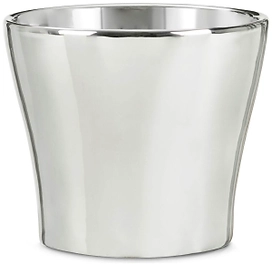 Кашпо Scheurich Mirror Silver Tour 808 d15 см керамическое серебряное