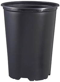 Горшок ГазонCity d13,7 см 3 л полипропиленовый черный