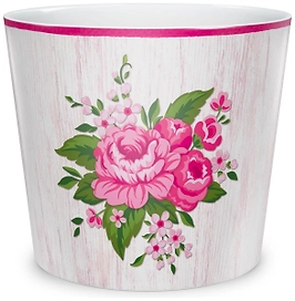 Кашпо Scheurich Гран флер d13 см керамическое белое