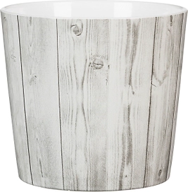 Кашпо Scheurich d13 см керамическое серое