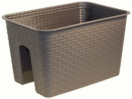 Кашпо IDEA 39,5х27х23 см 12 л полипропиленовое коричневый
