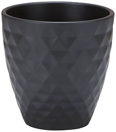 Кашпо Scheurich 632 d15 см керамическое антрацитовое черное