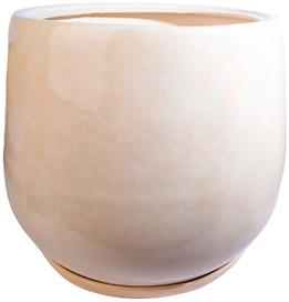 Горшок Тюльпан d32 см керамический бежевый