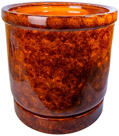 Горшок Цилиндр d40 см керамический коричневый