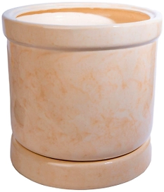 Горшок Цилиндр d25 см керамический бежевый