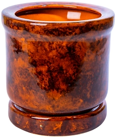 Горшок Цилиндр d12,5 см керамический коричневый