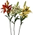 Искусственный цветок Лилия тигровая оранжевая 43 см