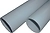 Труба Ecoplast RAL 7035 ПВХ серая 25 мм 2 м
