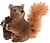 Статуэтка Белка 16x29 см