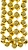 Бусы новогодние XXL золотые 270 см