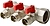Коллектор латунь никелировання VALTEC 3 х 3/4" х 1/2"