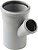 Тройник ВК ПП 50/40х45, серый, RTP