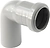 Отвод ВК ПП 32х87, серый, RTP