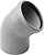 Отвод ВК ПП 110х67, серый, RTP