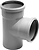 Тройник ВК ПП 110/110х87, серый, RTP