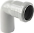 Отвод ВК ПП 40х87, серый, RTP
