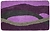 Коврик для ванной комнаты Dasch La Vita Альбина 60х100 см ворсовый фиолетовый