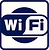 Наклейка информационная REXXON Wi-Fi 10х10 см