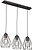 Подвесная люстра Vitaluce V4383-1/3S черная 3ХE27Х60Вт