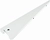 Кронштейн для полки 400840 белый 270х68х12 мм