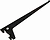 Кронштейн для полки 400820 черный 250х75х3 мм