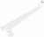 Кронштейн для полки 400858 белый 250х85х36 мм