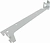 Кронштейн для полки 400859 серый 250х85х36 мм