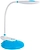 Настольная лампа для рабочего стола ЭРА NLED-459 9 Вт на прищепке синяя